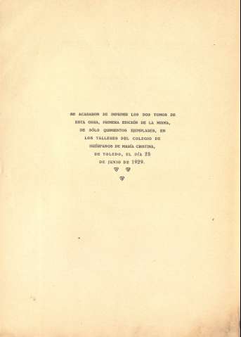 Colofón