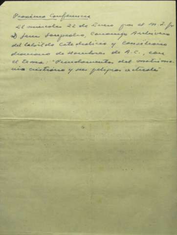 Hoja adjunta