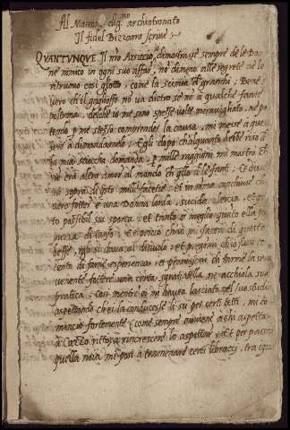 Dialogo Intitolato la Cazzaria del Arsiccio... (1525-1550)